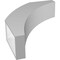 Ekena Millwork 5 1/2-in. W x 20-in. D x 26-in. H Thorton Architectural Grade PVC Knee Brace BRCP055X20X26THR - alternate 6